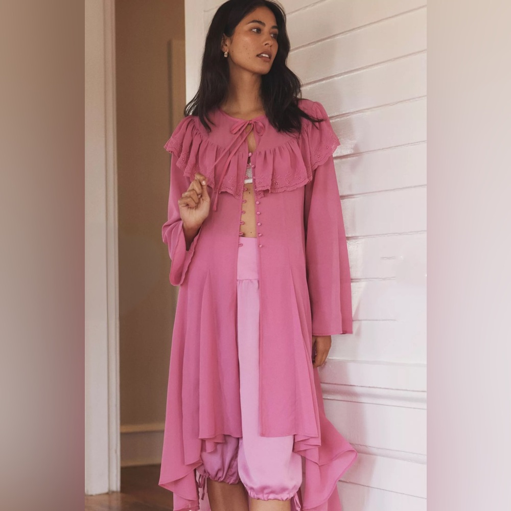 Lyrebird Ruffle Chiffon Cape